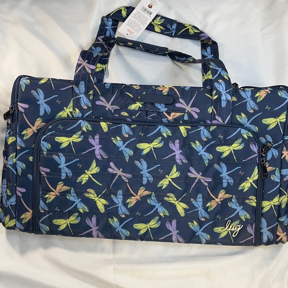 NWT Lug Trolley Duffel Bag - Dragonfly Icepop